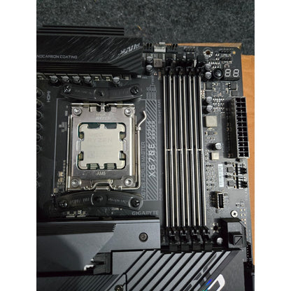 AMD Ryzen 9 7950X3D 16 Core 32 Threads + Gigabyte X670E Aorus MASTER + Noctua NH-D15 Chromax Black  (Processor+motherboard+Cooler) Used combo - Computify.in