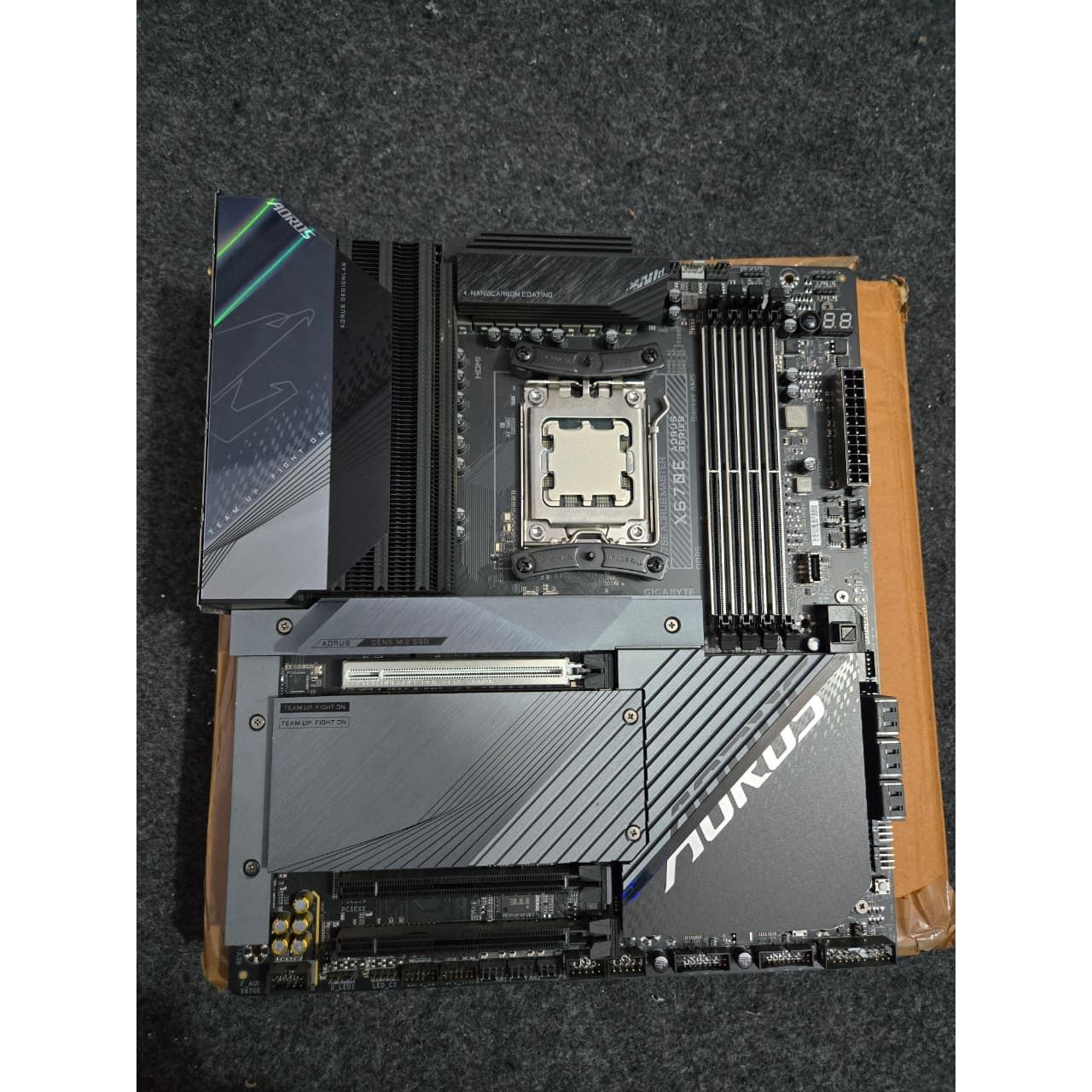 AMD Ryzen 9 7950X3D 16 Core 32 Threads + Gigabyte X670E Aorus MASTER + Noctua NH-D15 Chromax Black  (Processor+motherboard+Cooler) Used combo - Computify.in