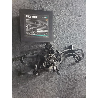 Deepcool PK550D 550W 80 Plus Bronze Non-Modular Power Supply Used PSU - Computify.in