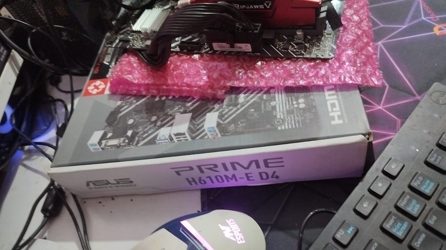 ASUS Prime H610M E D4 AM4 Socket DDR4 Used Motherboard