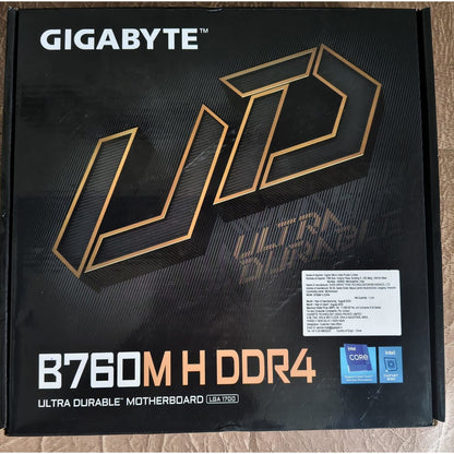 Gigabyte B760M H DDR4 Intel 14th 13th Gen 12 LGA1700 DDR4 Micro-ATX Used Motherboard - Computify.in