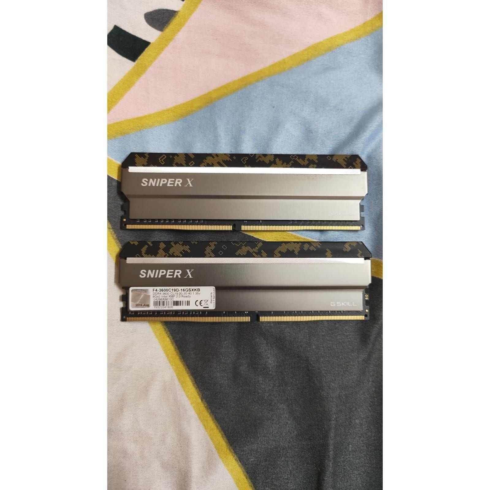Buy the G.Skill Sniper X 16GB (2 x 8GB) DDR4-3600MHz CL19 Used RAM