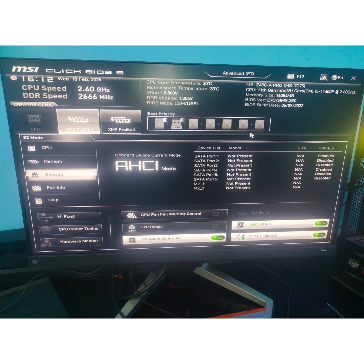 Intel Core i5-11400F + MSI Z490-A PRO DDR4 (Processor+Motherboard) Used COMBO - Computify.in
