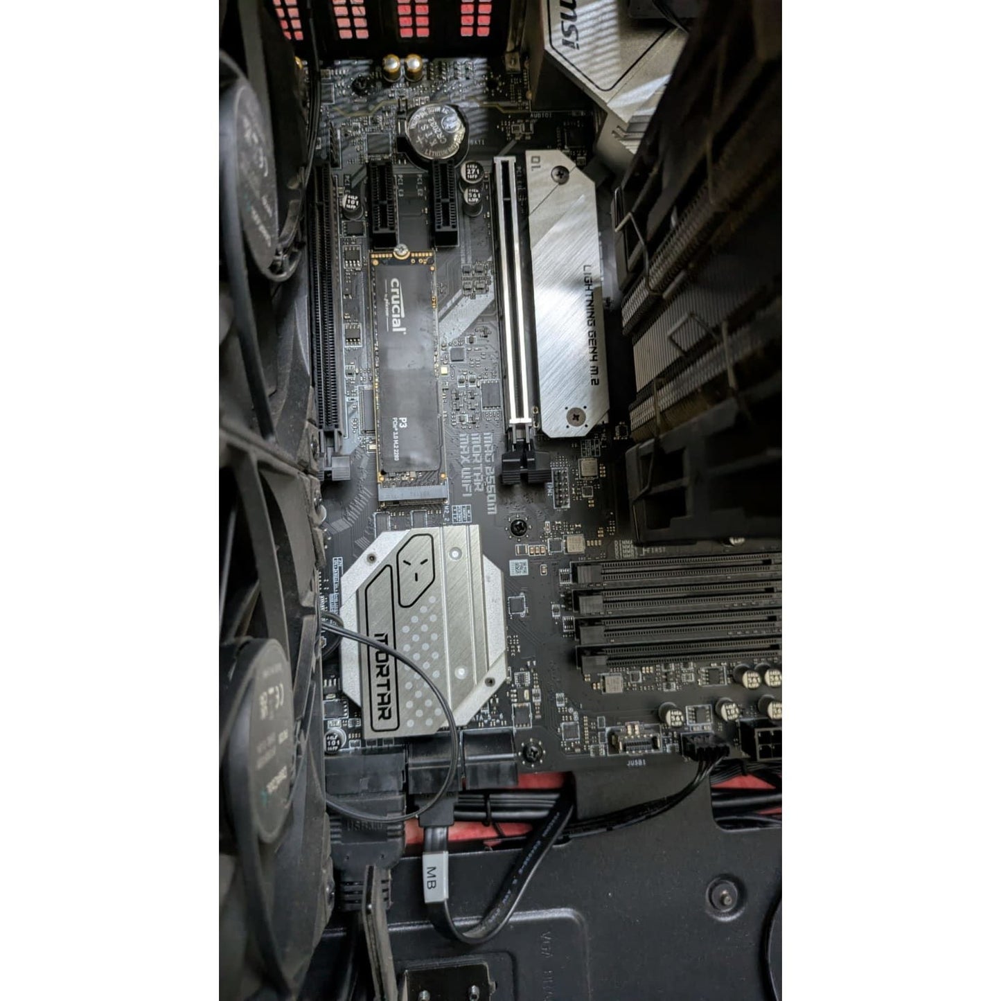 MSI MAG B550M MORTAR MAX WIFI DDR4 Micro-ATX Used Motherboard - Computify.in