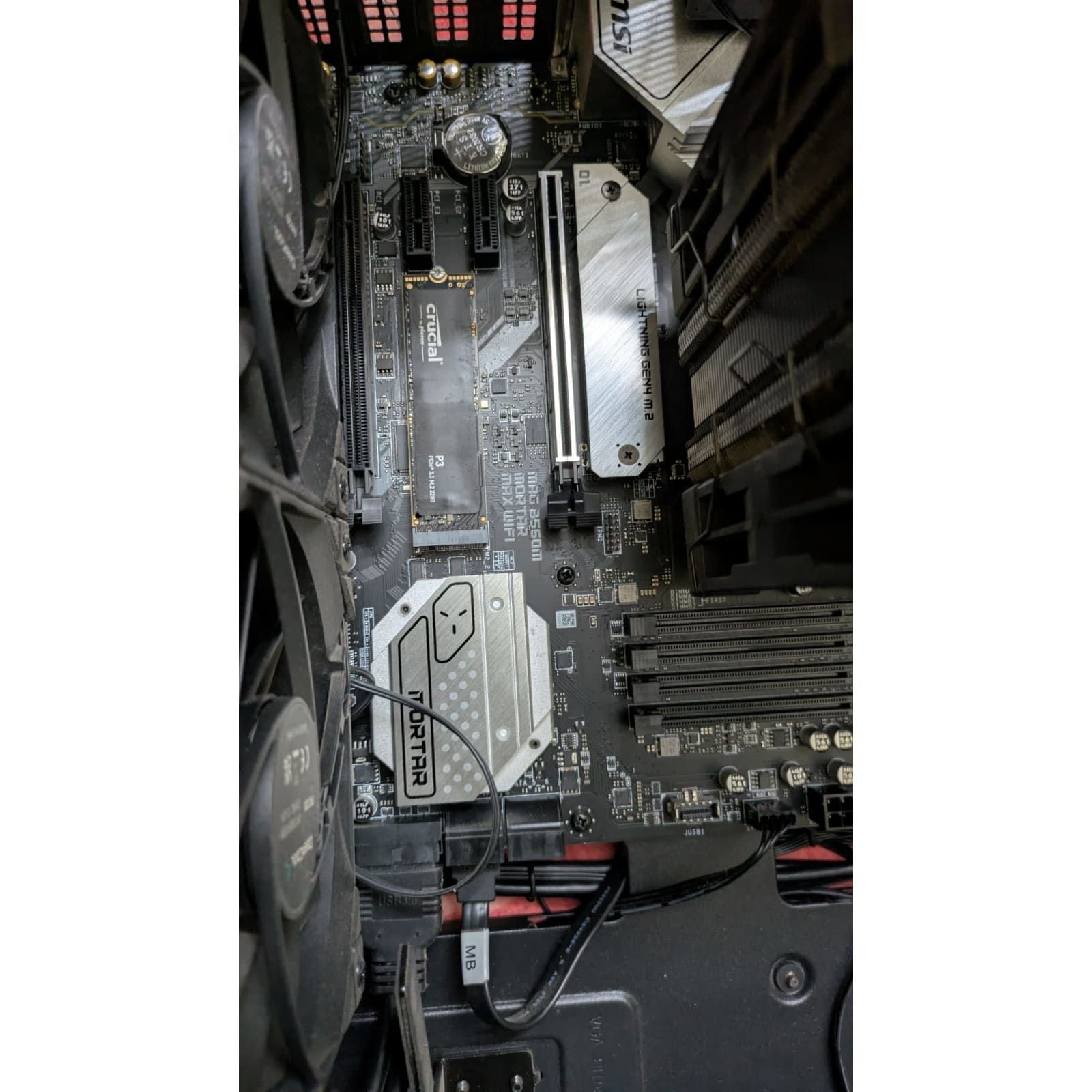 MSI MAG B550M MORTAR MAX WIFI DDR4 Micro-ATX Used Motherboard - Computify.in