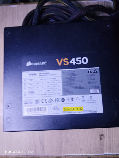 Corsair VS450 450-Watt Power Supply Used PSU