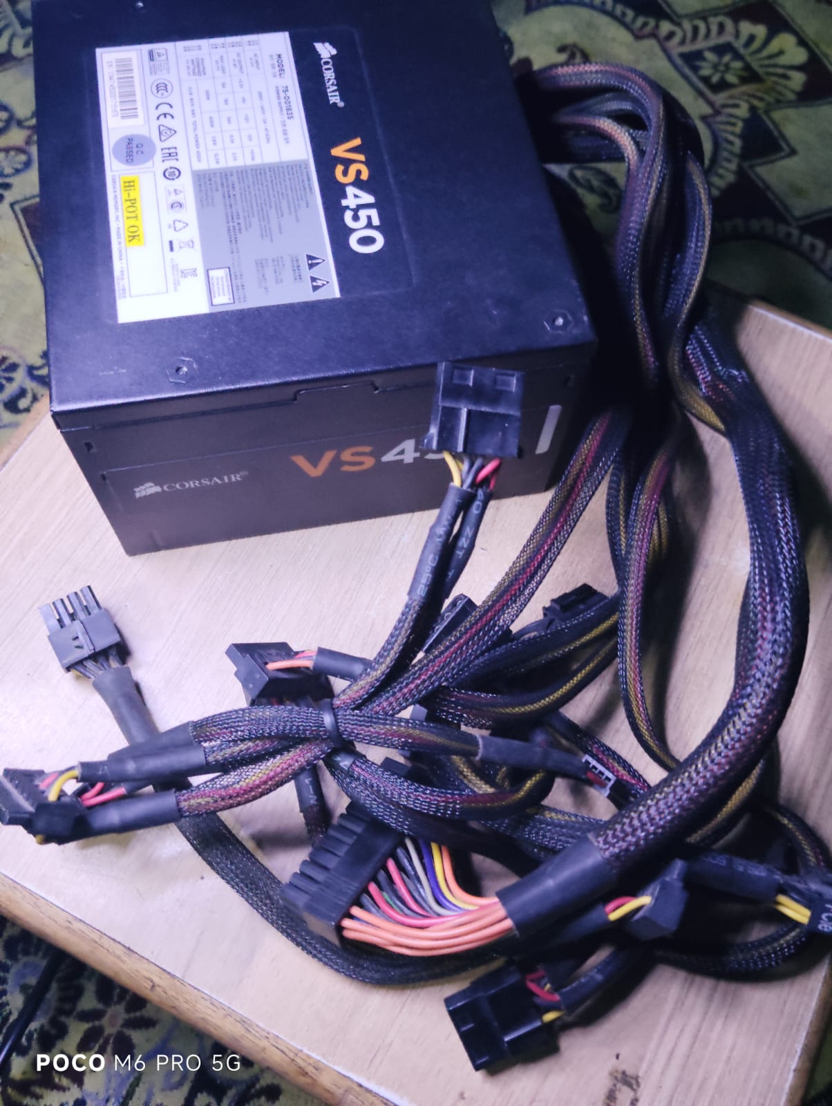 Corsair VS450 450-Watt Power Supply Used PSU