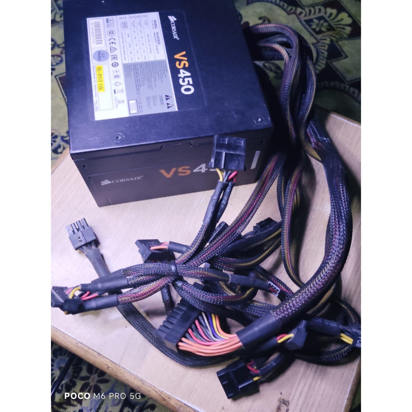 Corsair VS450 450-Watt Power Supply Used PSU - Computify.in