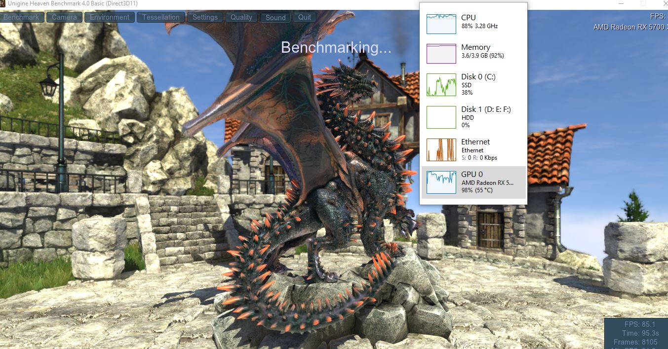 PowerColor Red Devil RX 5700XT 8GB Used GPU