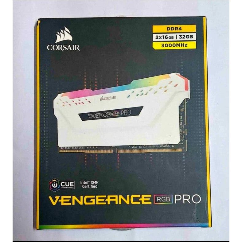CORSAIR Vengeance RGB Pro 32GB (2x16GB) DDR4 3000MHz Used RAM - Computify.in