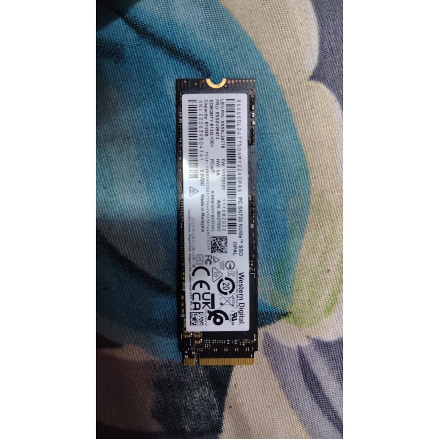Western Digital WD PC SN730 NVMe SSD 512GB Gen 3 Used SSD - Computify.in
