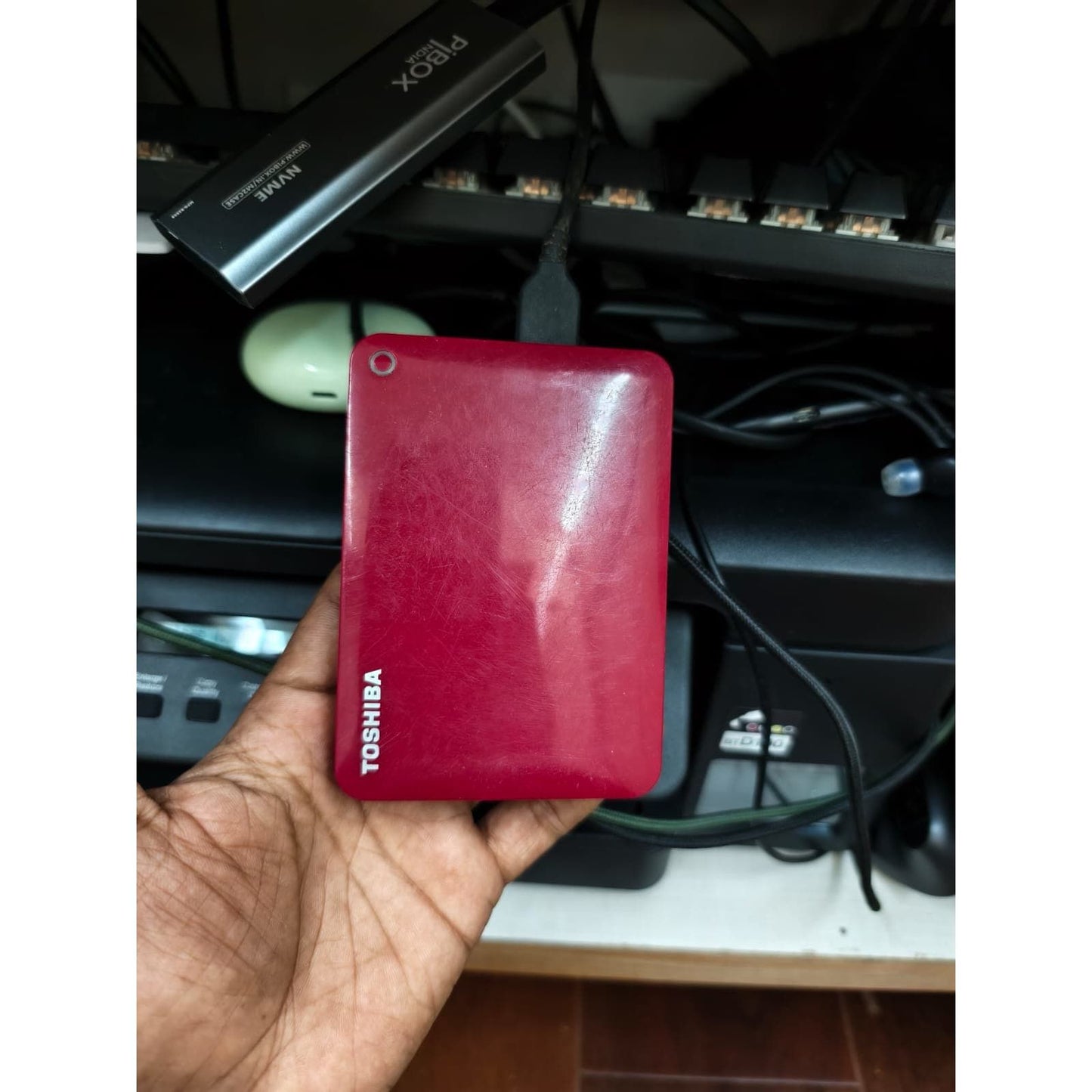 Toshiba Canvio Connect II RED 2TB Used External HDD - Computify.in