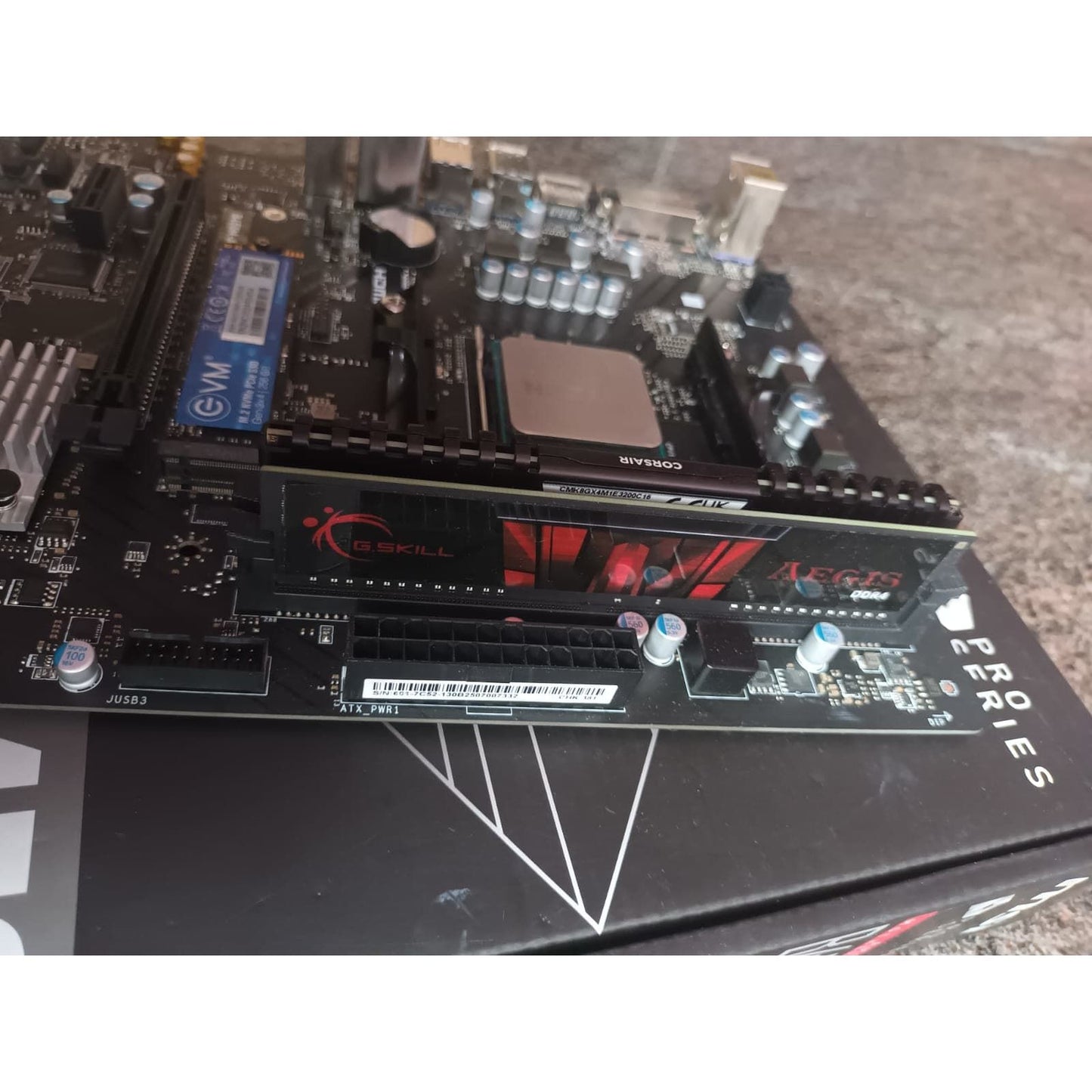 AMD Ryzen 5 2600 + MSI B450M-A PRO MAX II + 16GB Ram, 256GB SSD  (Processor+Motherboard+Ram+SSD) Used COMBO - Computify.in