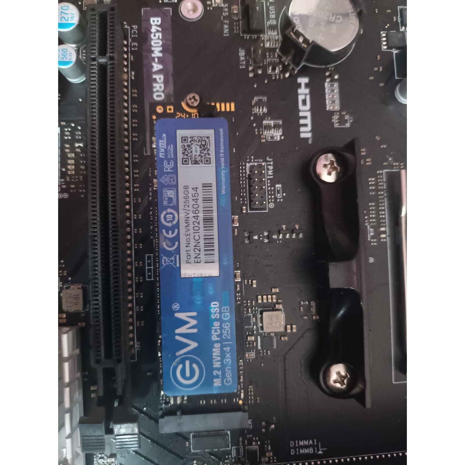 AMD Ryzen 5 2600 + MSI B450M-A PRO MAX II + 16GB Ram, 256GB SSD  (Processor+Motherboard+Ram+SSD) Used COMBO - Computify.in