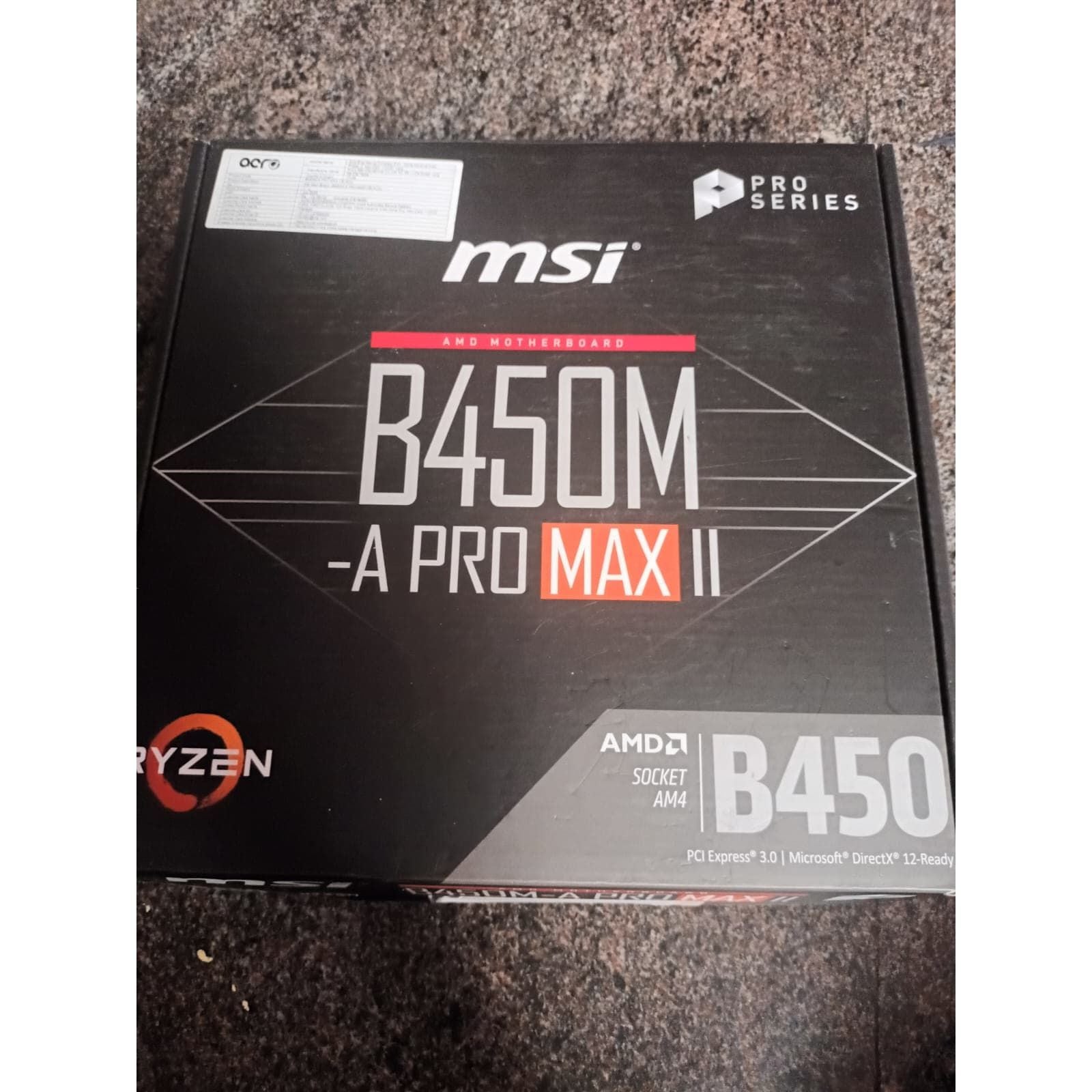 AMD Ryzen 5 2600 + MSI B450M-A PRO MAX II + 16GB Ram, 256GB SSD  (Processor+Motherboard+Ram+SSD) Used COMBO - Computify.in