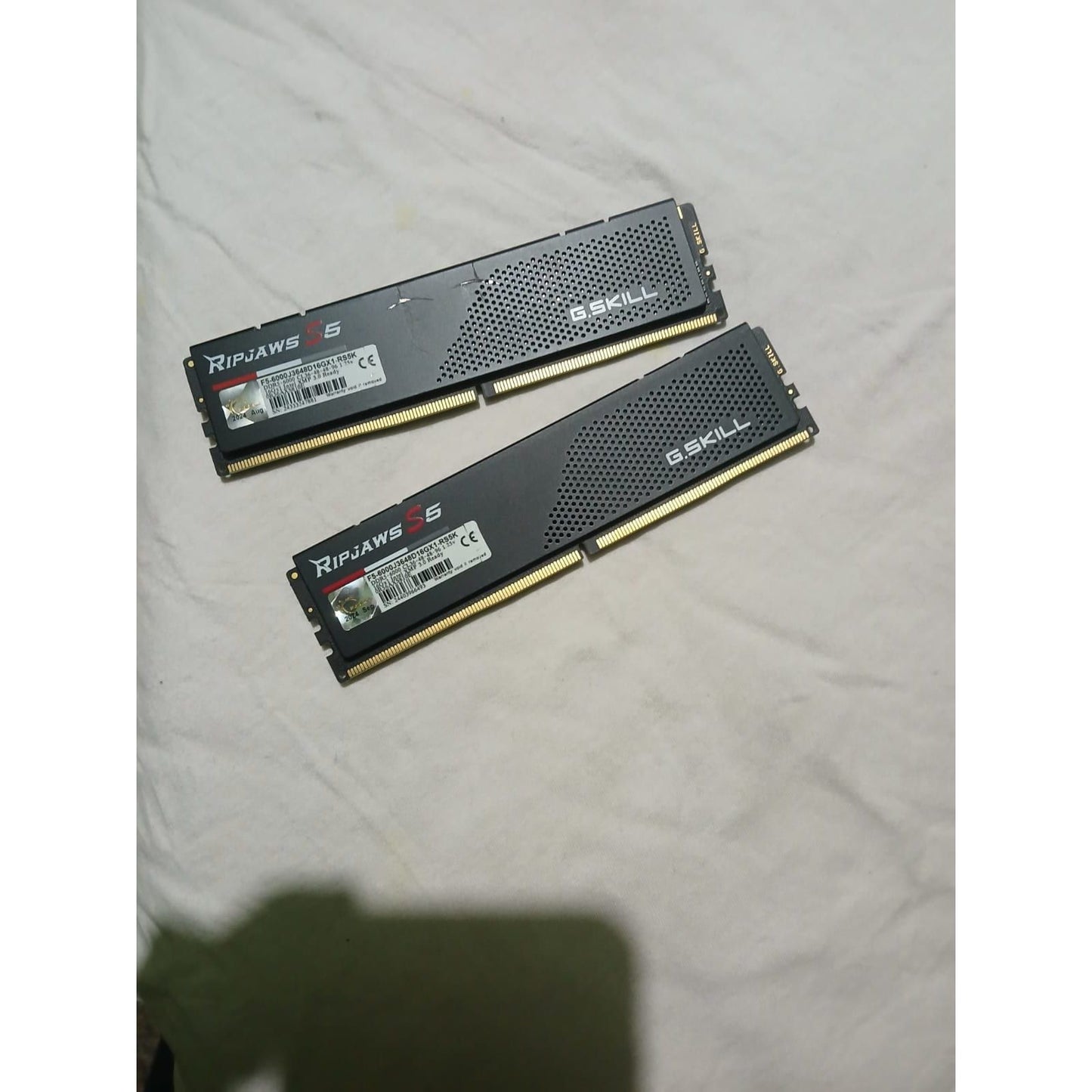 G.Skill RipJaws S5 Series 32GB (2 x 16GB) DDR5 6000 CL36 Used RAM