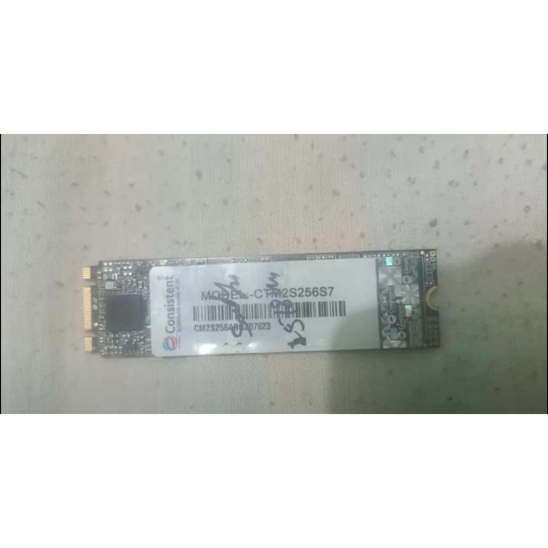 Consistent 256GB NVMe PCIe M.2 SSD 2280, 3D NAND with SLC Cache, Up to 2200MB/s Used SSD
