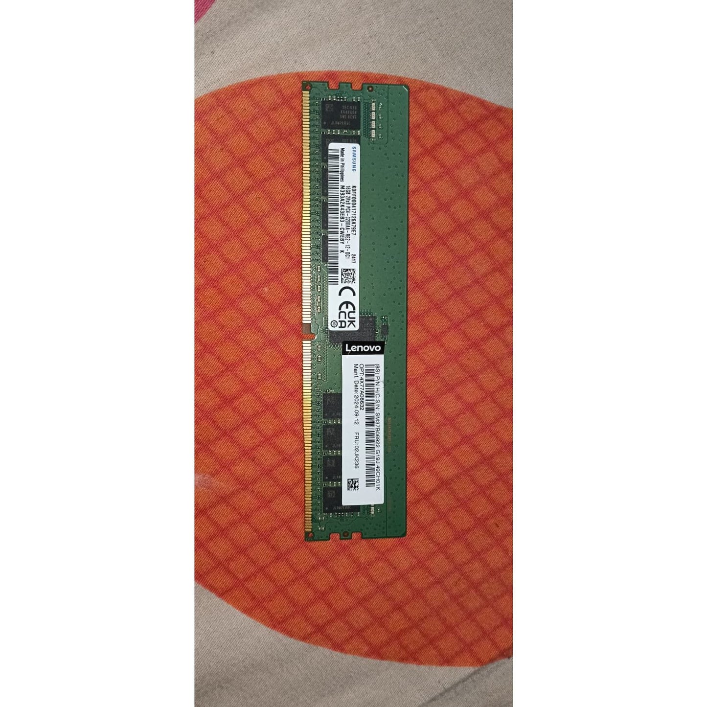 Lenovo 16GB DDR4 3200 MHZ Desktop Used RAM - Computify.in