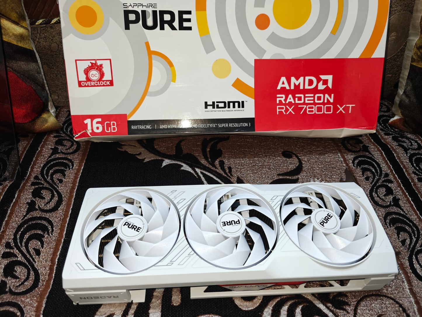 Sapphire Pure Radeon RX 7800 XT OC 16GB Used GPU