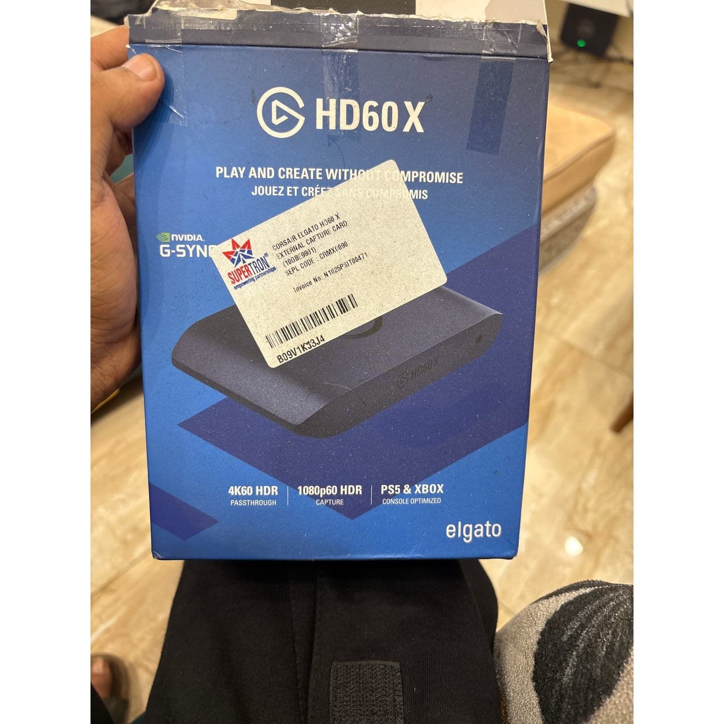 Elgato HD60 X - Stream and Record in 1080p60 HDR10 or 4K60 with Ultra-Low Latency on PC and Console Used Capture card