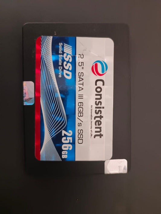 Consistent 250GB SATA Internal SSD Used SSD