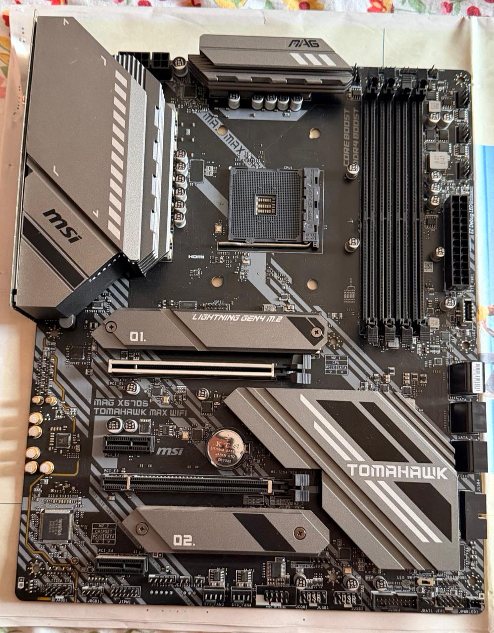 AMD Ryzen 9 5900X 12 Core 24 Threads + MSI MAG X570S Tomahawk MAX WiFi Gaming (Processor+motherboard) Used combo