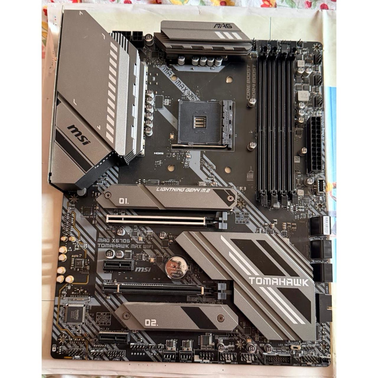 AMD Ryzen 9 5900X 12 Core 24 Threads + MSI MAG X570S Tomahawk MAX WiFi Gaming (Processor+motherboard) Used combo