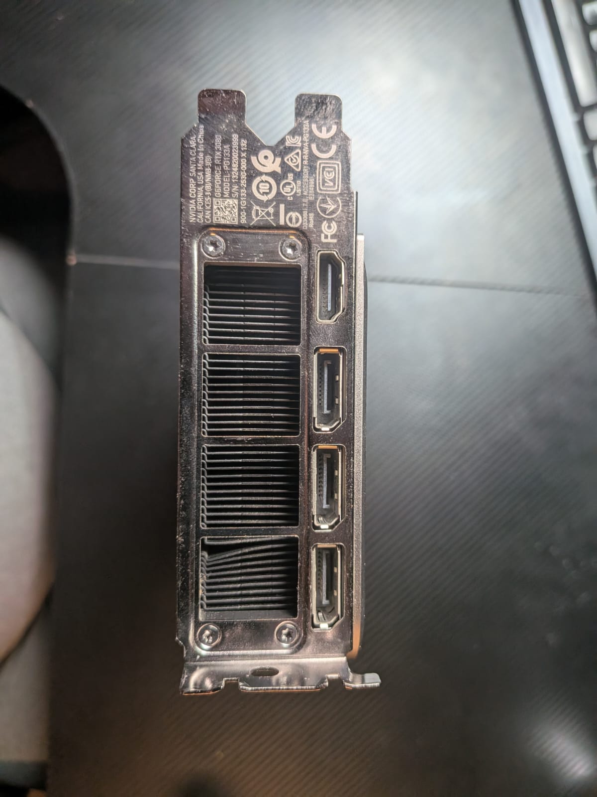 NVIDIA Geforce RTX 3080 Founders Edition 10GB Used GPU