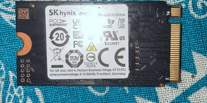 SK Hynix 512GB NVMe M.2 Gen3 (2220) Internal SSD Used SSD