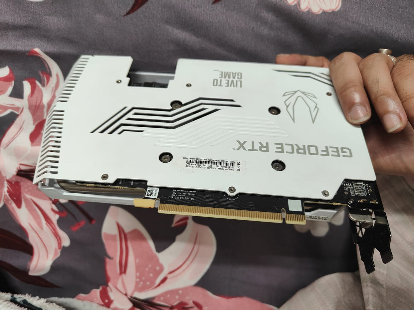 ZOTAC GAMING RTX 3060 Ti AMP White Edition 8GB Used GPU