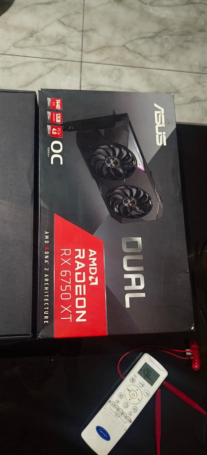 ASUS Dual AMD Radeon RX 6750 XT 12GB Used GPU