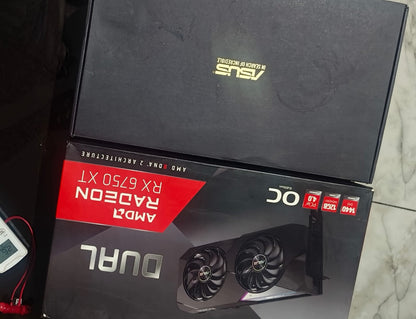 ASUS Dual AMD Radeon RX 6750 XT 12GB Used GPU