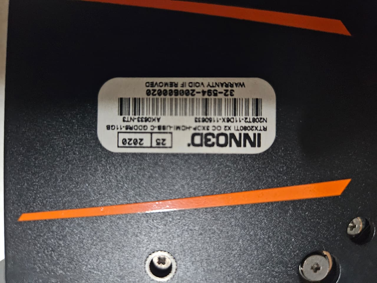 INNO3D Geforce RTX 2080 Ti X2 OC 11GB Used GPU
