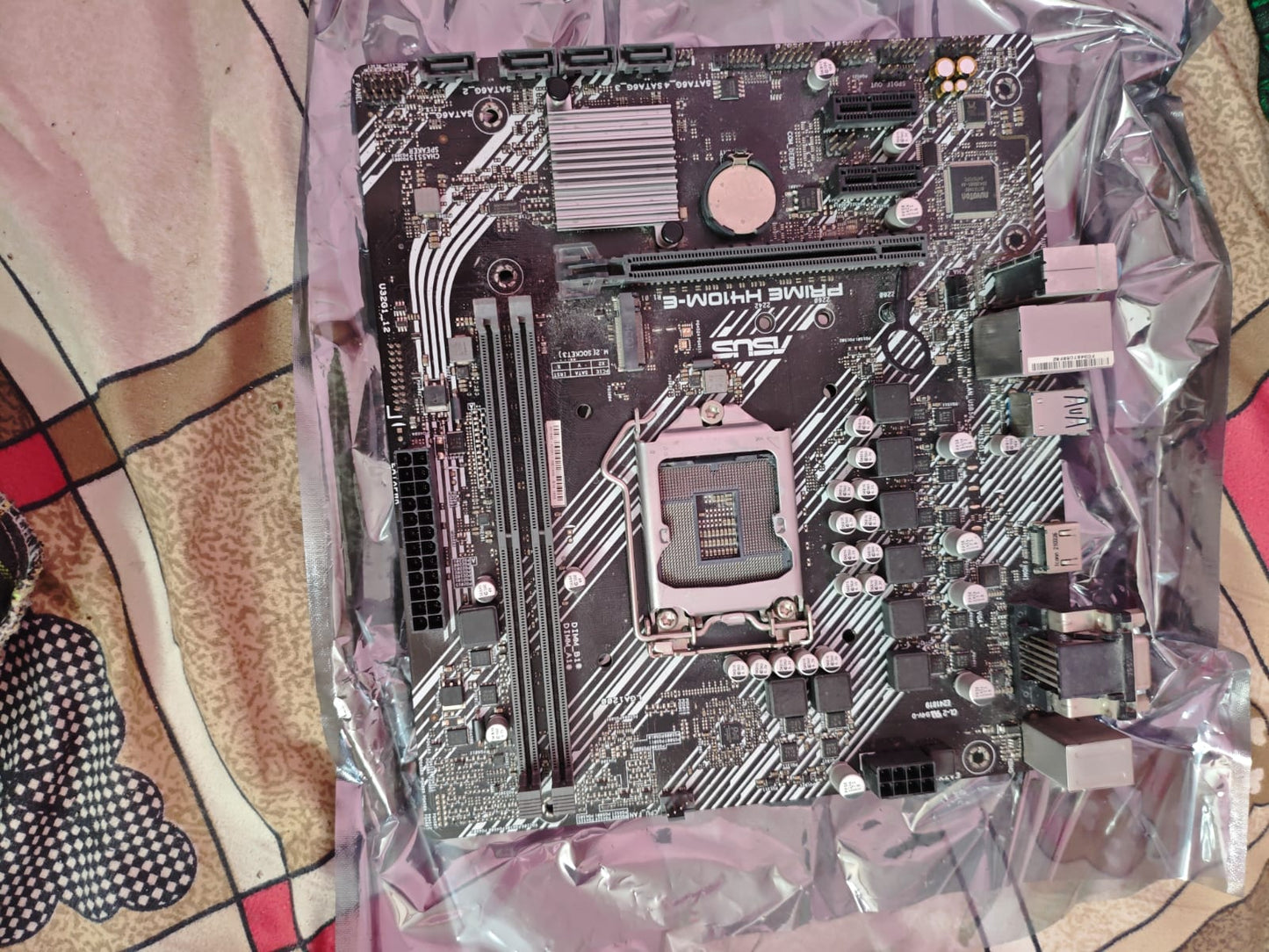 Intel Core i5-10400F + ASUS H410M MOTHERBOARD (Processor+Motherboard) Used COMBO