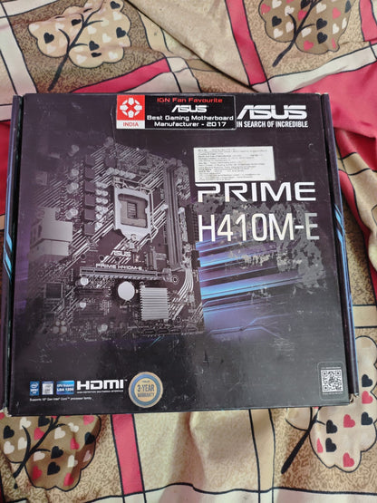 Intel Core i5-10400F + ASUS H410M MOTHERBOARD (Processor+Motherboard) Used COMBO