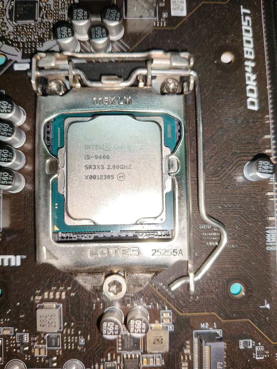 Intel Core i5-9400 + MSI H310M PRO M2 MOTHERBOARD (Processor+Motherboard) Used COMBO