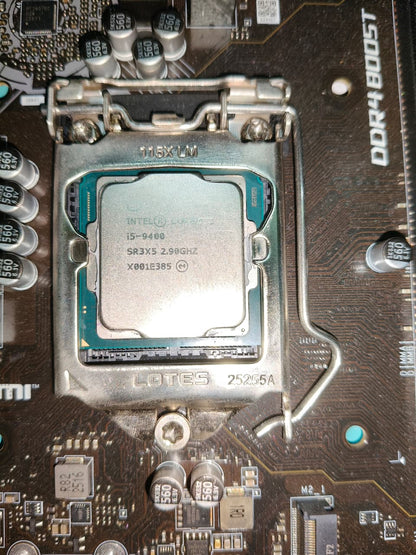 Intel Core i5-9400 + MSI H310M PRO M2 MOTHERBOARD (Processor+Motherboard) Used COMBO