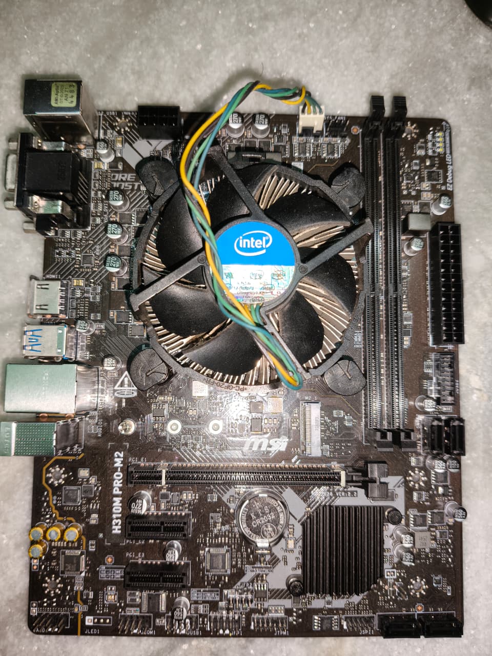 Intel Core i5-9400 + MSI H310M PRO M2 MOTHERBOARD (Processor+Motherboard) Used COMBO