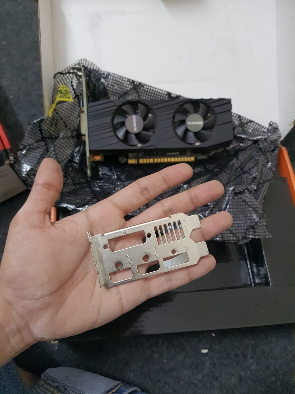 GIGABYTE GeForce GTX 1650 D6 Low Profile 4GB Graphics Card, Low Profile Design Used GPU
