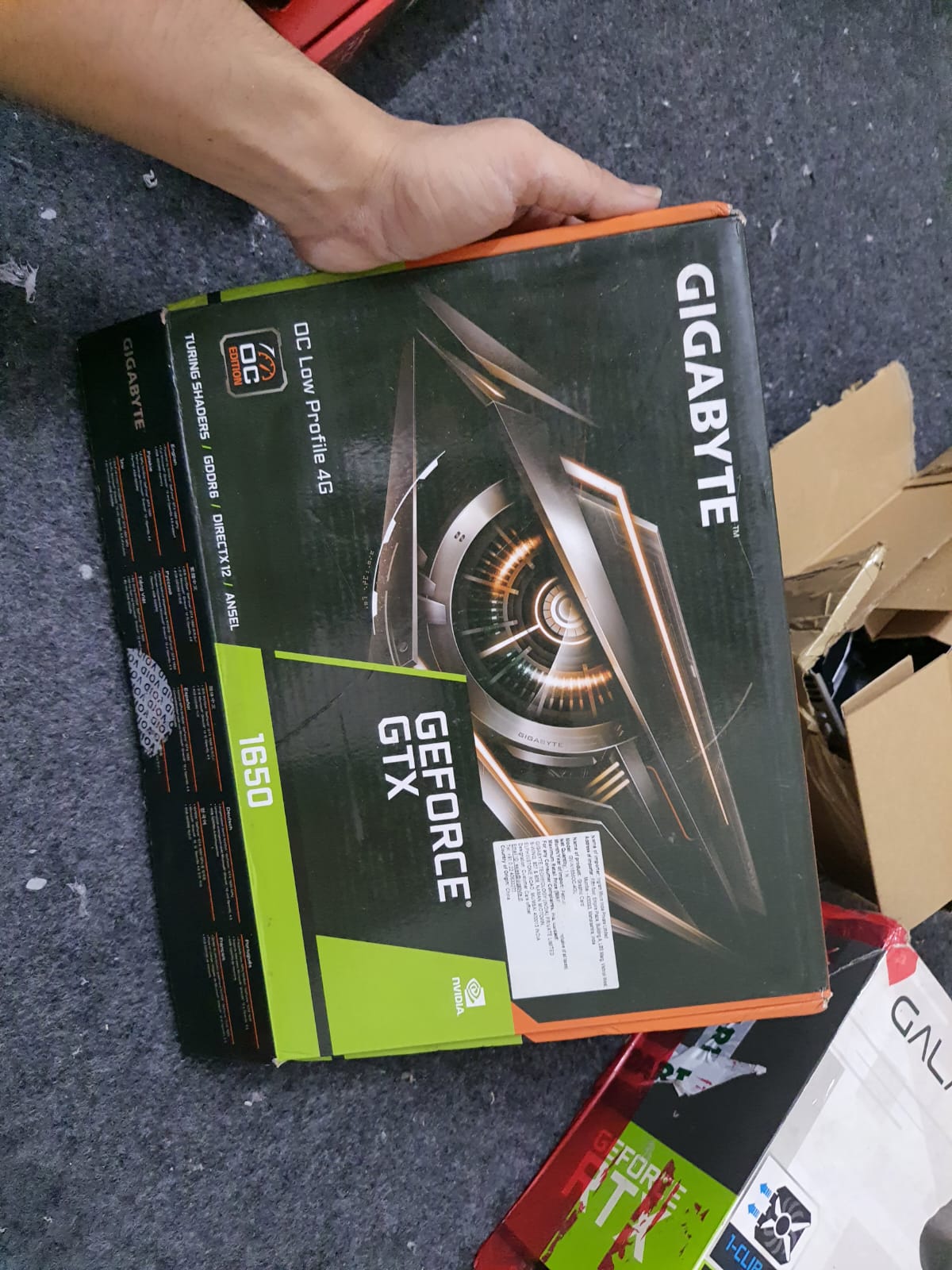 GIGABYTE GeForce GTX 1650 D6 Low Profile 4GB Graphics Card, Low Profile Design Used GPU