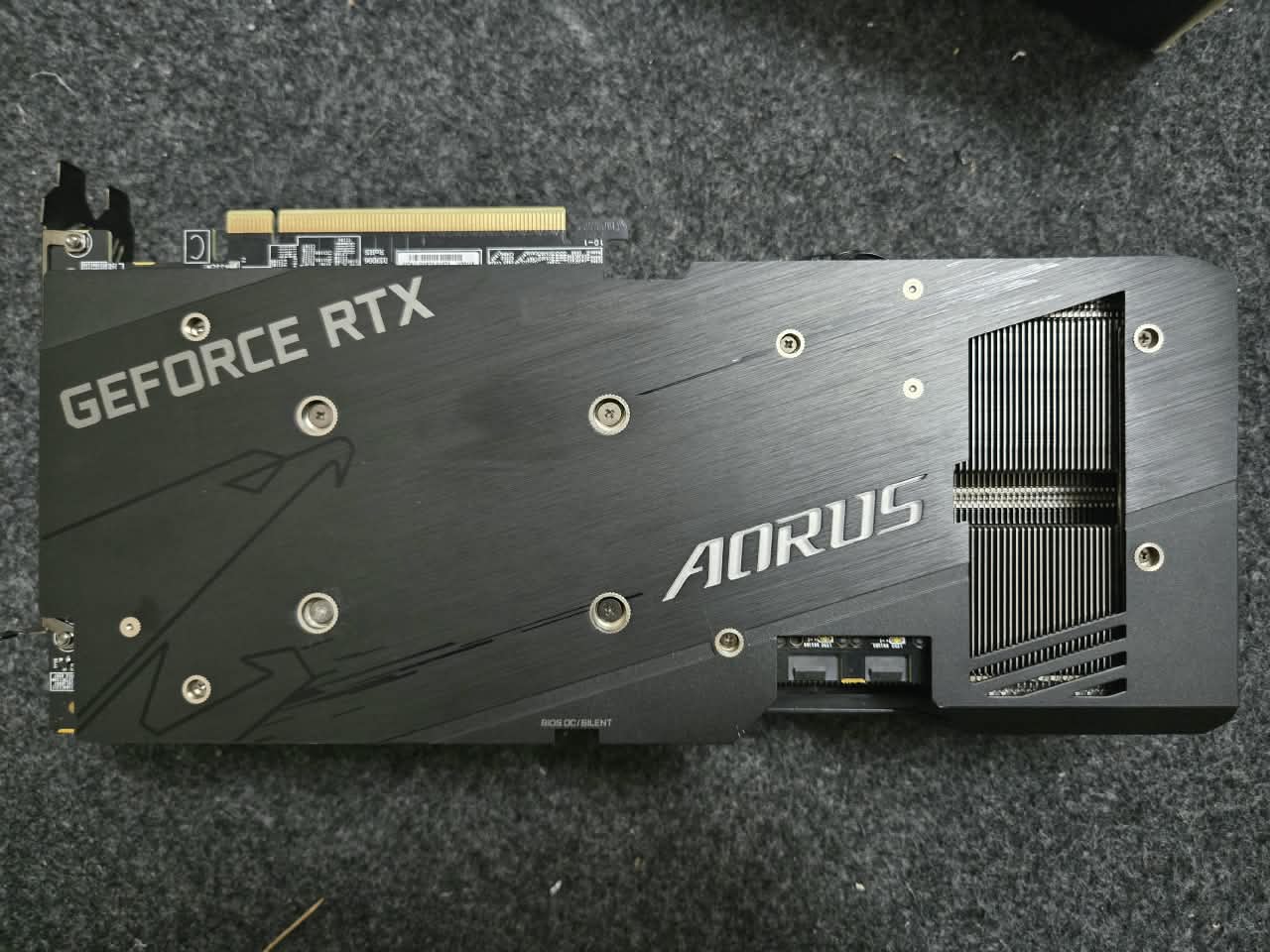 Gigabyte  AORUS GeForce RTX 3070 MASTER LCD Edge View screen 8GB Used GPU