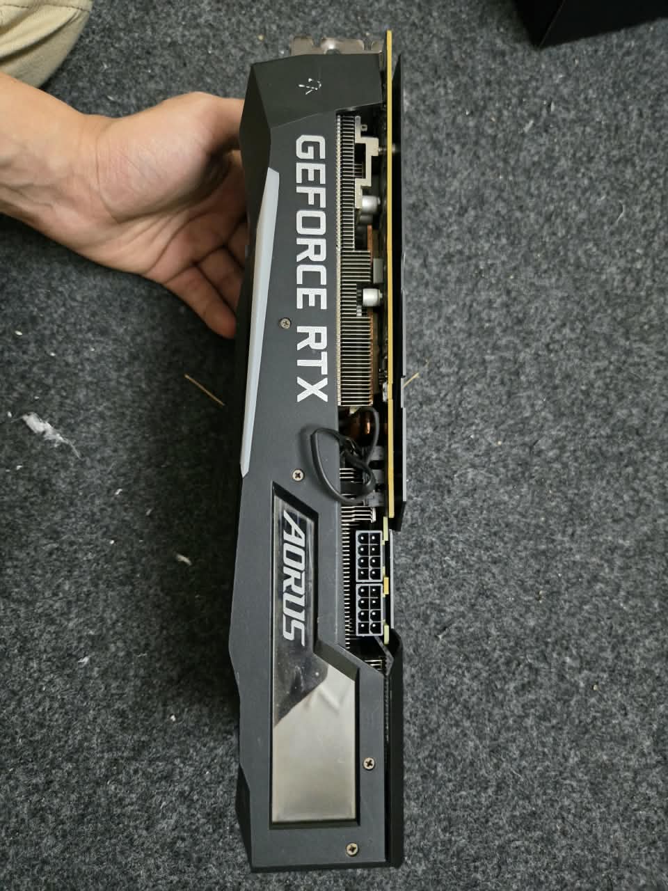 Gigabyte  AORUS GeForce RTX 3070 MASTER LCD Edge View screen 8GB Used GPU