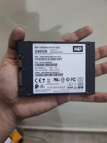 Western Digital WD Green SATA III 2.5" 240GB Internal SSD  Used SSD