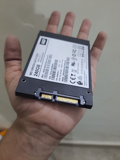 Western Digital WD Green SATA III 2.5" 240GB Internal SSD  Used SSD