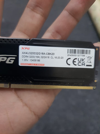 XPG Gammix D20 32GB (1x32 GB) DDR4 3200 MHz CL 16-20-20 Used RAM