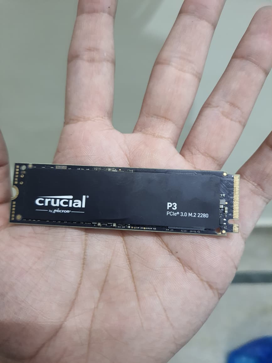 Crucial P3 1TB PCIe Gen3 2280 NVMe M.2 Used SSD