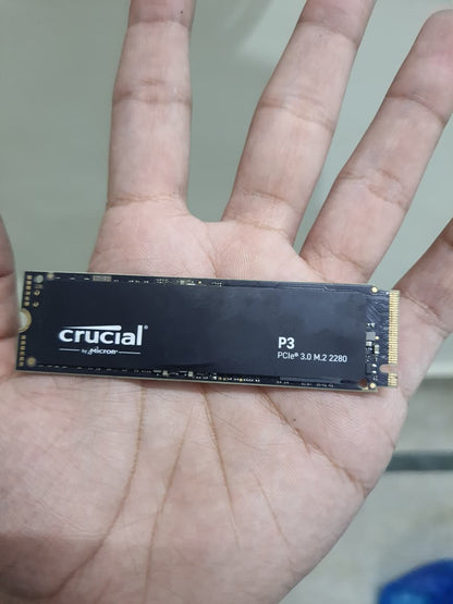 Crucial P3 1TB PCIe Gen3 2280 NVMe M.2 Used SSD