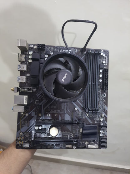 AMD Ryzen 5 3600 + Gigabyte B450m DS3H Wifi DDR4 (Processor+Motherboard) COMBO Used