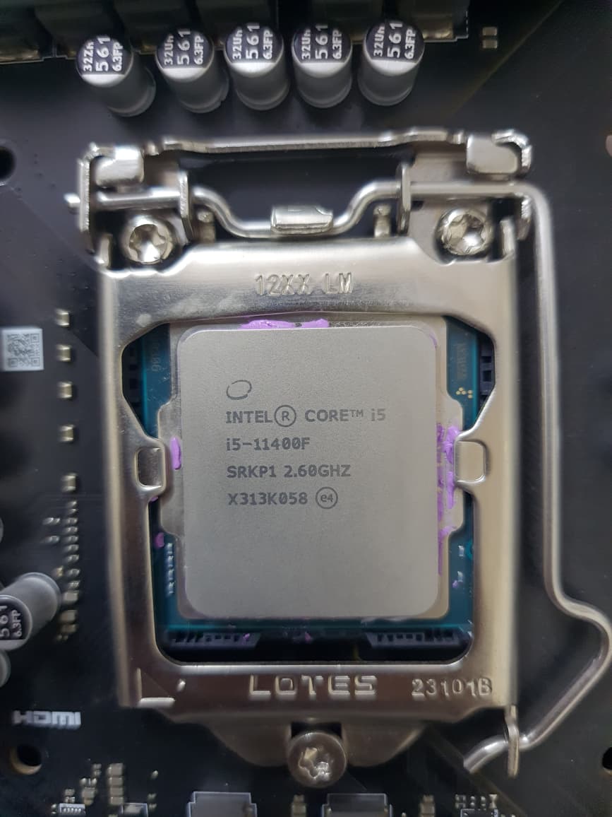 Intel Core i5-11400F + MSI MAG B560M Mortar (Processor+Motherboard) Used COMBO