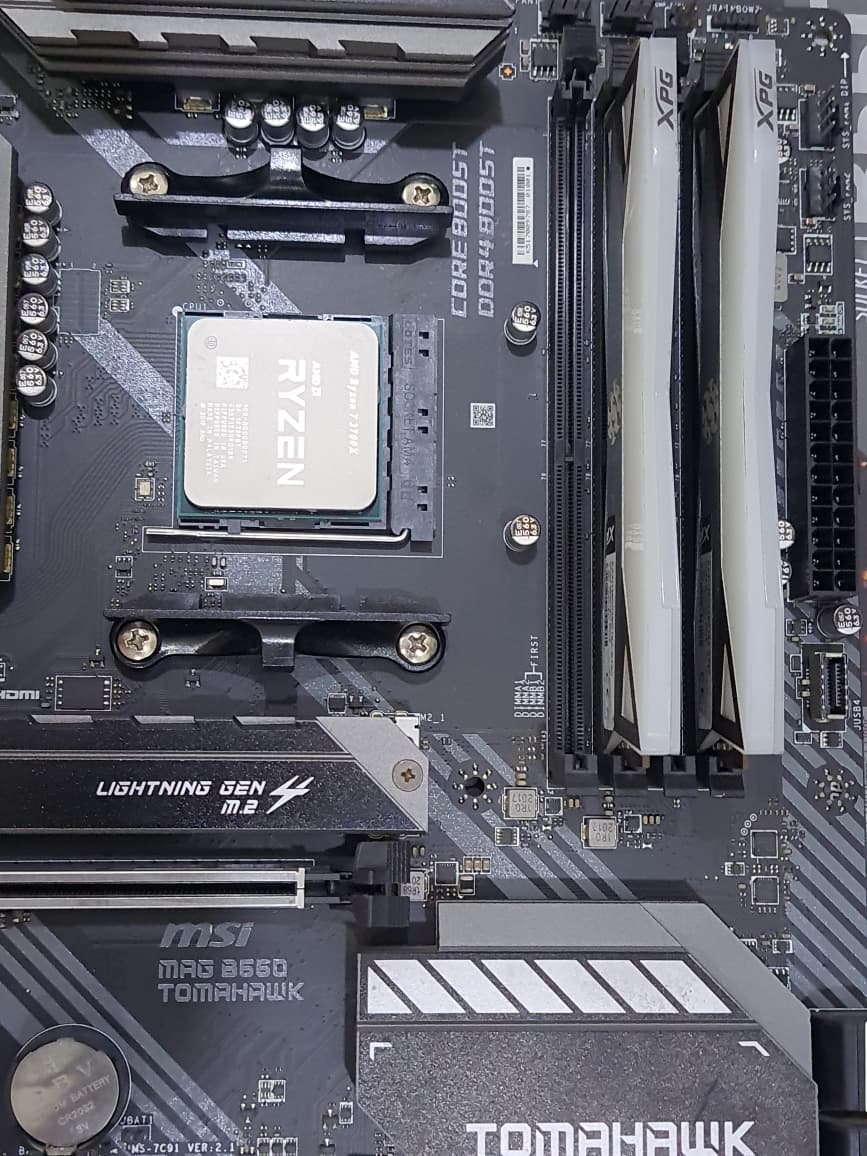 AMD Ryzen 7 3700X 8 Core 16 Threads + MSI B550 MORTAR + XPG 16GB D60G RGB (Processor+Motherboard+Ram) Used Combo